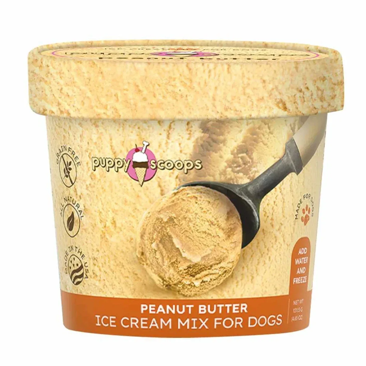 Puppy Cake Puppy Scoops Ice Cream Mix Peanut Butter Cup Small 2.32 oz - Image 2
