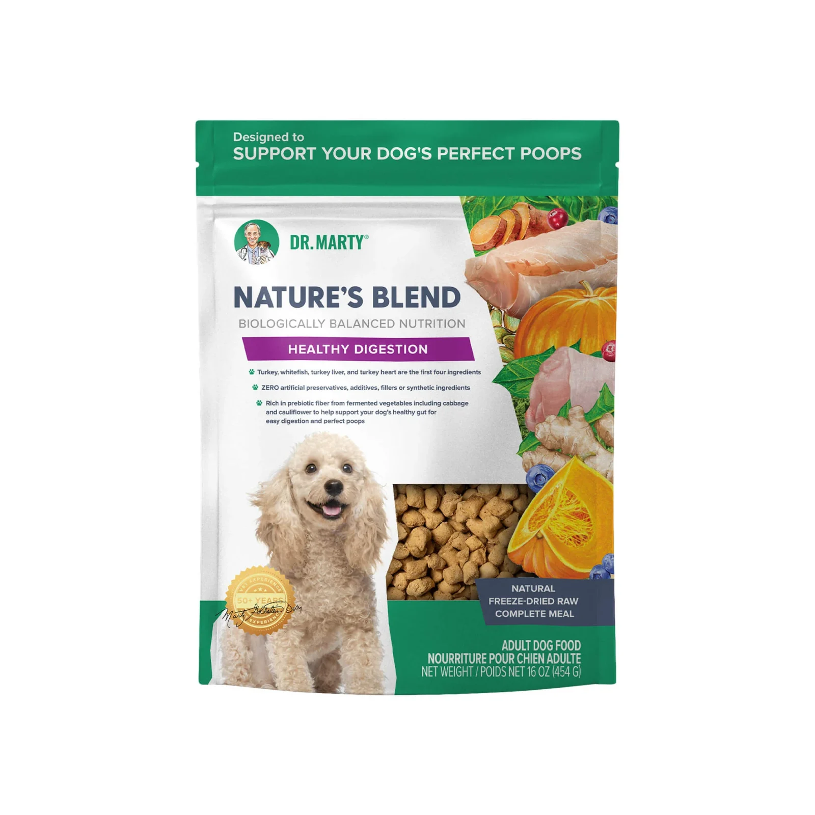 Dr. Marty Nature's Blend Healthy Digestion Freeze Dried Dog Food - Image 2
