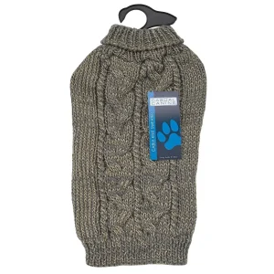 CC Cable Knit Sweater Large Chive
