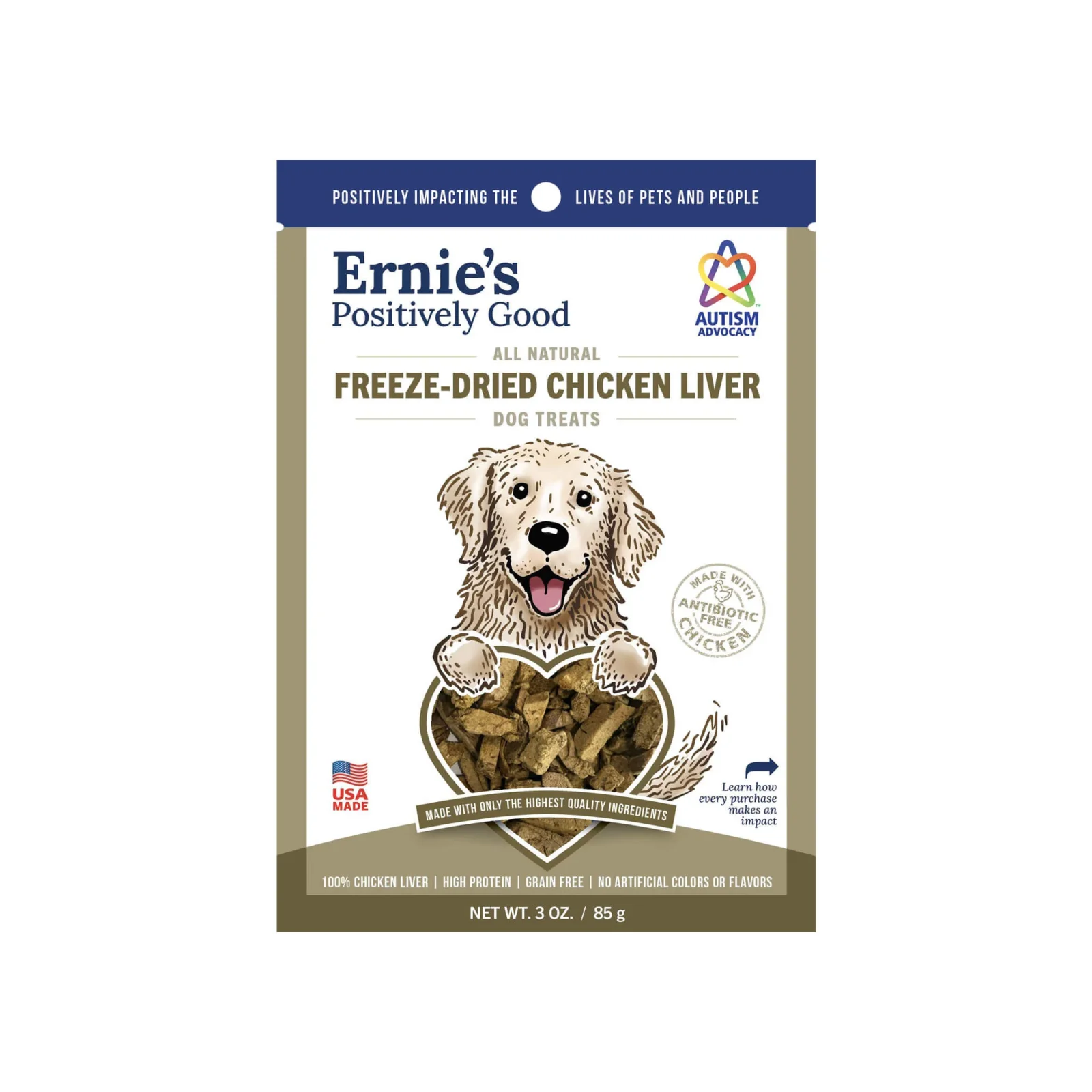 Ernie's Positively Good Freeze Dried Dog Treats - Image 2