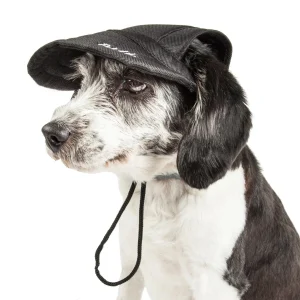 Pet Life ® 'Cap-Tivating' UV Protectant Adjustable Fashion Dog Hat Cap