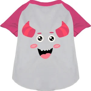 Mischiefmauve Monster Costume Pet Raglan Shirt