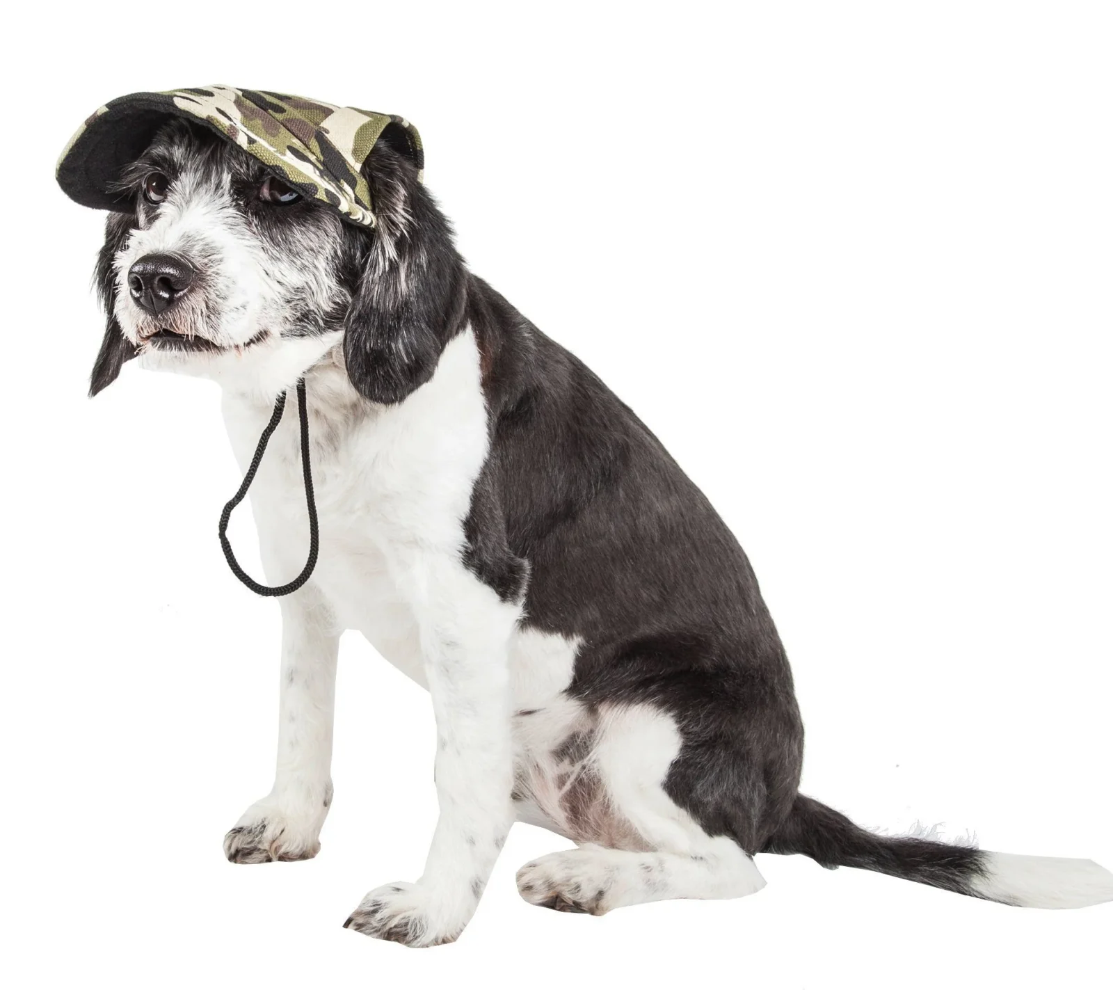 Pet Life ® 'Torrential Downfour' Camouflage UV Protectant Adjustable Fashion Dog Hat Cap - Image 2