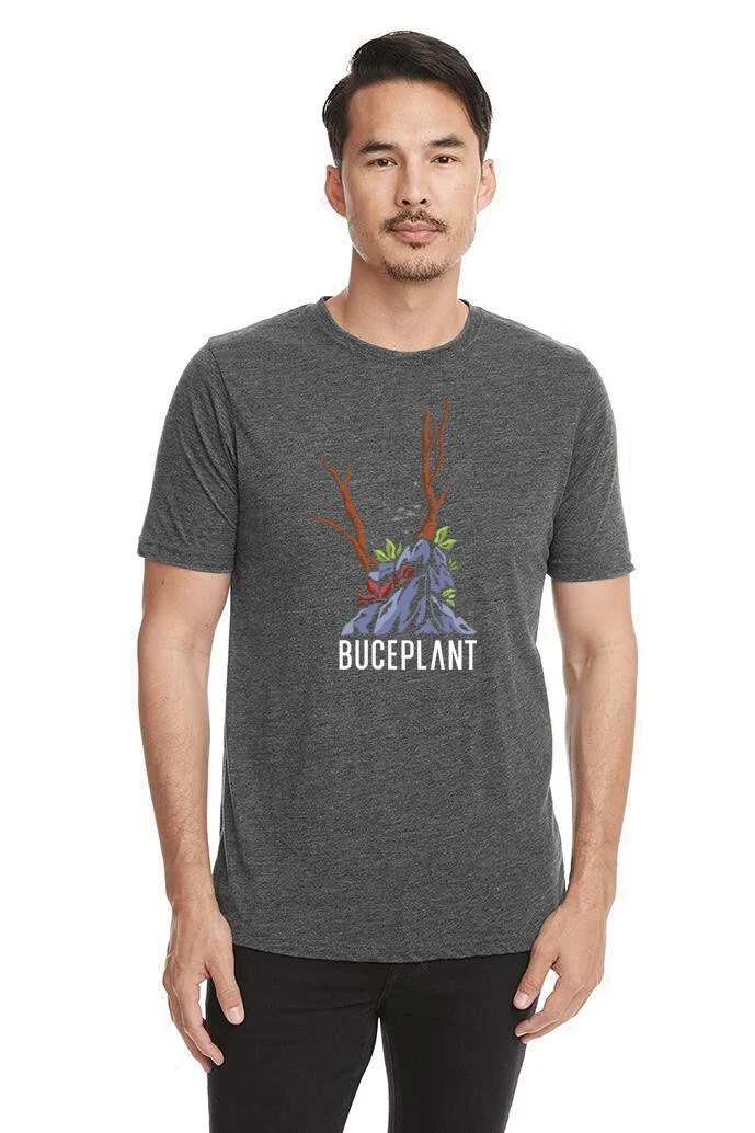 Buce Plant Scape Tee - Dark Charcoal - Image 2