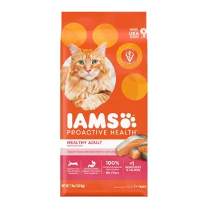 IAMS Proactive Health Adult Dry Cat Food Salmon, 7 lb