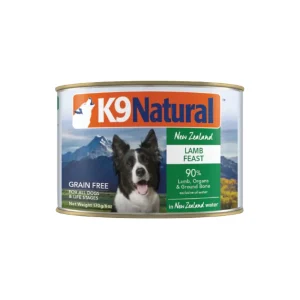 K9 Natural Canned Lamb Feast 6 oz. 12 ct