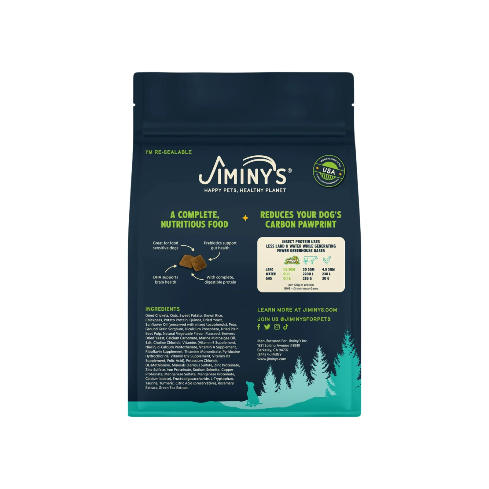 Jiminy’s Cravin' Cricket Sustainably Sourced Dog Food - Image 2