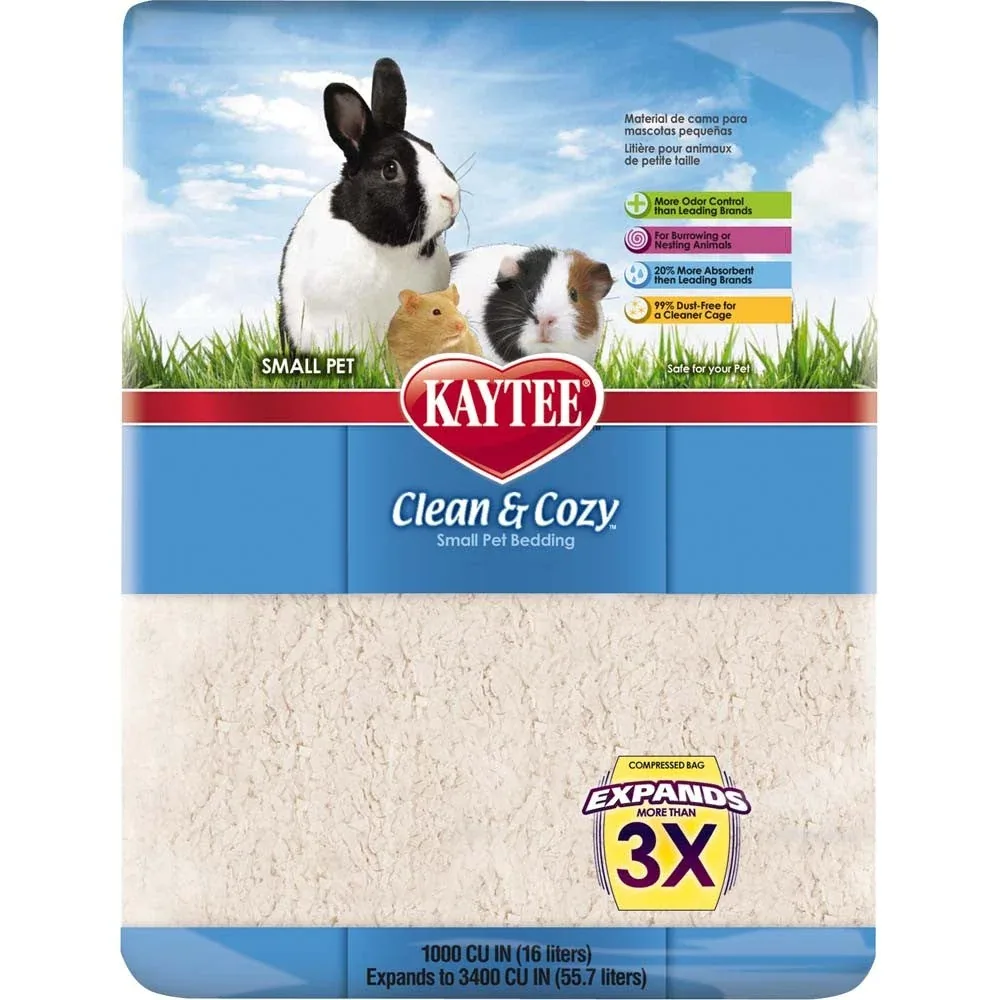 Kaytee Clean Cozy White Paper Bedding 49.2 L