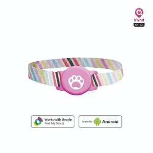 Mitag Go Anti Loss Device with Collar for Cats (Pink) | Android