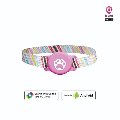 Mitag Go Anti Loss Device with Collar for Cats (Pink) | Android