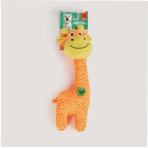 Fofos Giraffe Flyknit Toy for Dogs (Orange)