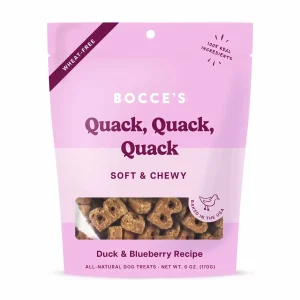 Bocce's Bakery Quack Quack Quack Soft & Chewy Dog Treats 6 oz