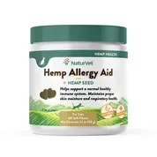 NaturVet Hemp Allergy Aid Plus Hemp Seed Supplement for Cats