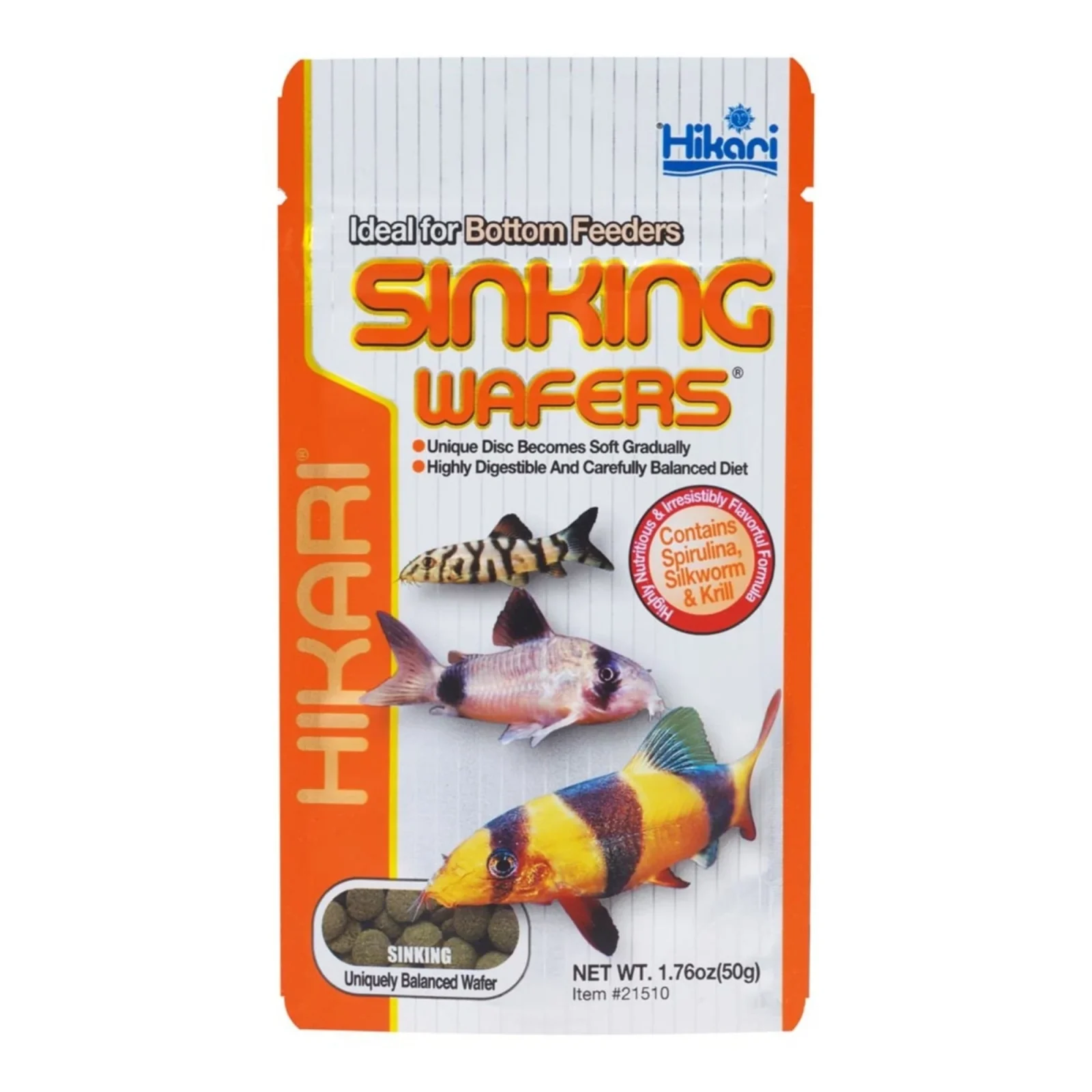 Hikari USA Sinking Wafers Rapidly Sinking Wafer Fish Food 1.76 oz