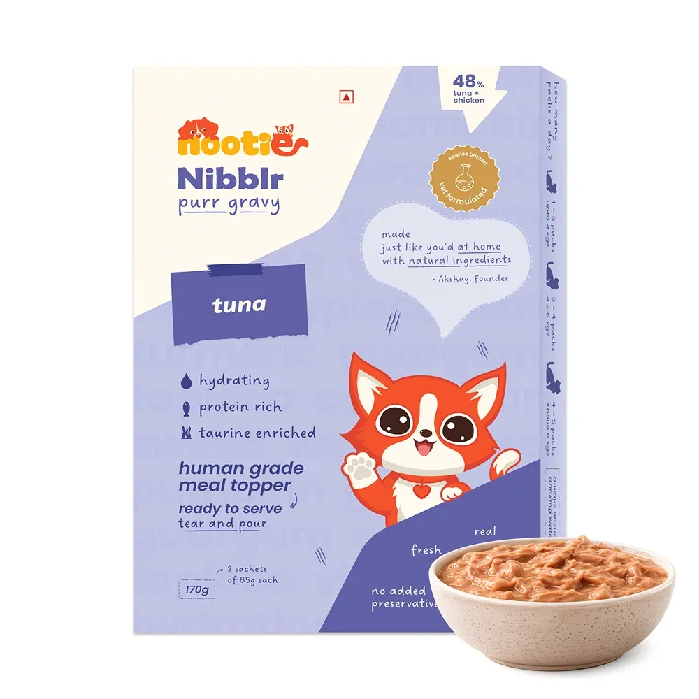 Nootie Nibblr Purr Tuna Gravy Cat Wet Food - Image 2