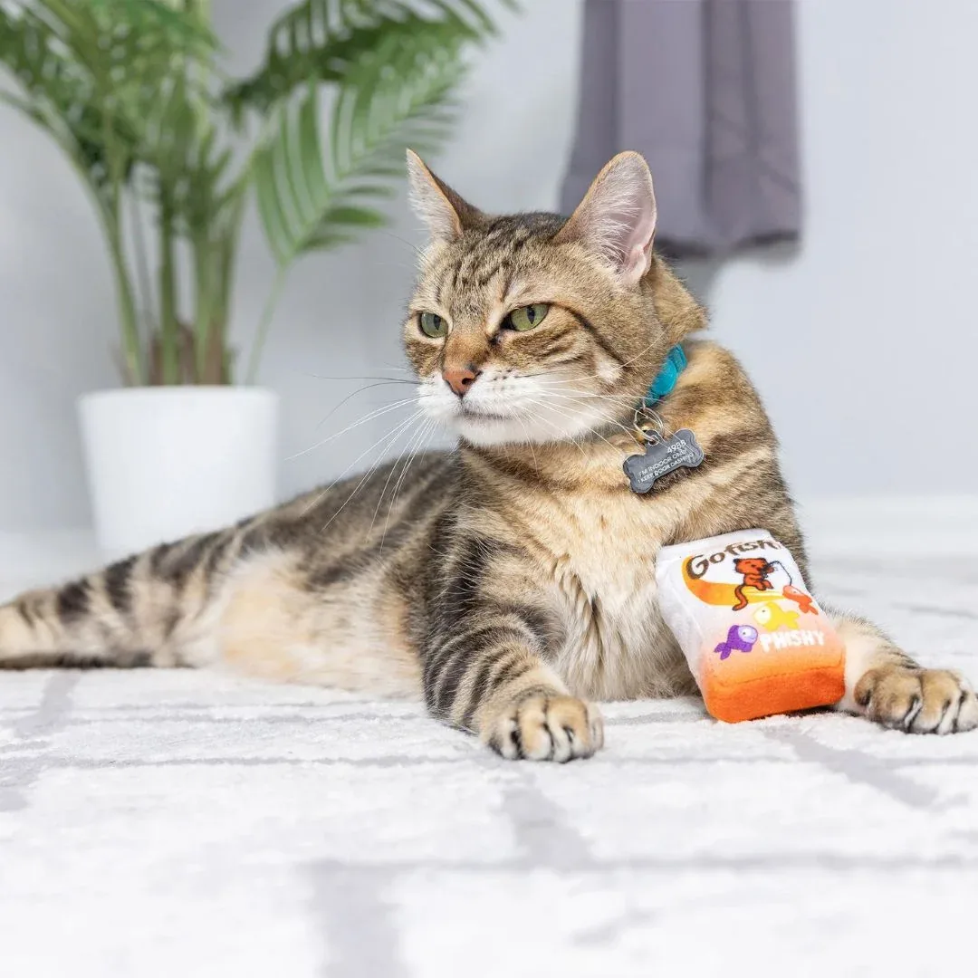H&K C Go Fish Phishy Organic Catnip Plush Crinkle - Image 2