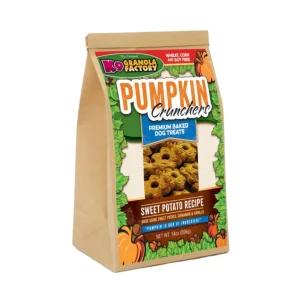 K9 Granola Factory Pumpkin Crunchers Dog Biscuits Sweet Potato with Carrot & Parsley, 14 oz