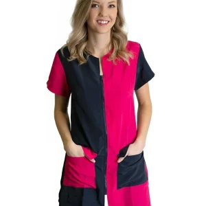 Artero Natalie Smock, Navy and Fuchsia