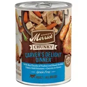 Merrick Grain Free Chunky Carvers Delight Dinner Canned Dog Food