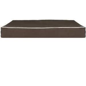 Furhaven Indoor/Outdoor Deluxe Cooling Gel Top - Solid Espresso (Small)