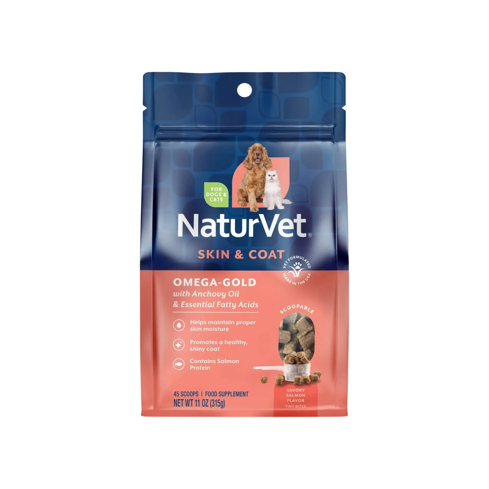 NaturVet Omega-Gold Essential Fatty Acids Supplement for Dogs & Cats - Image 2