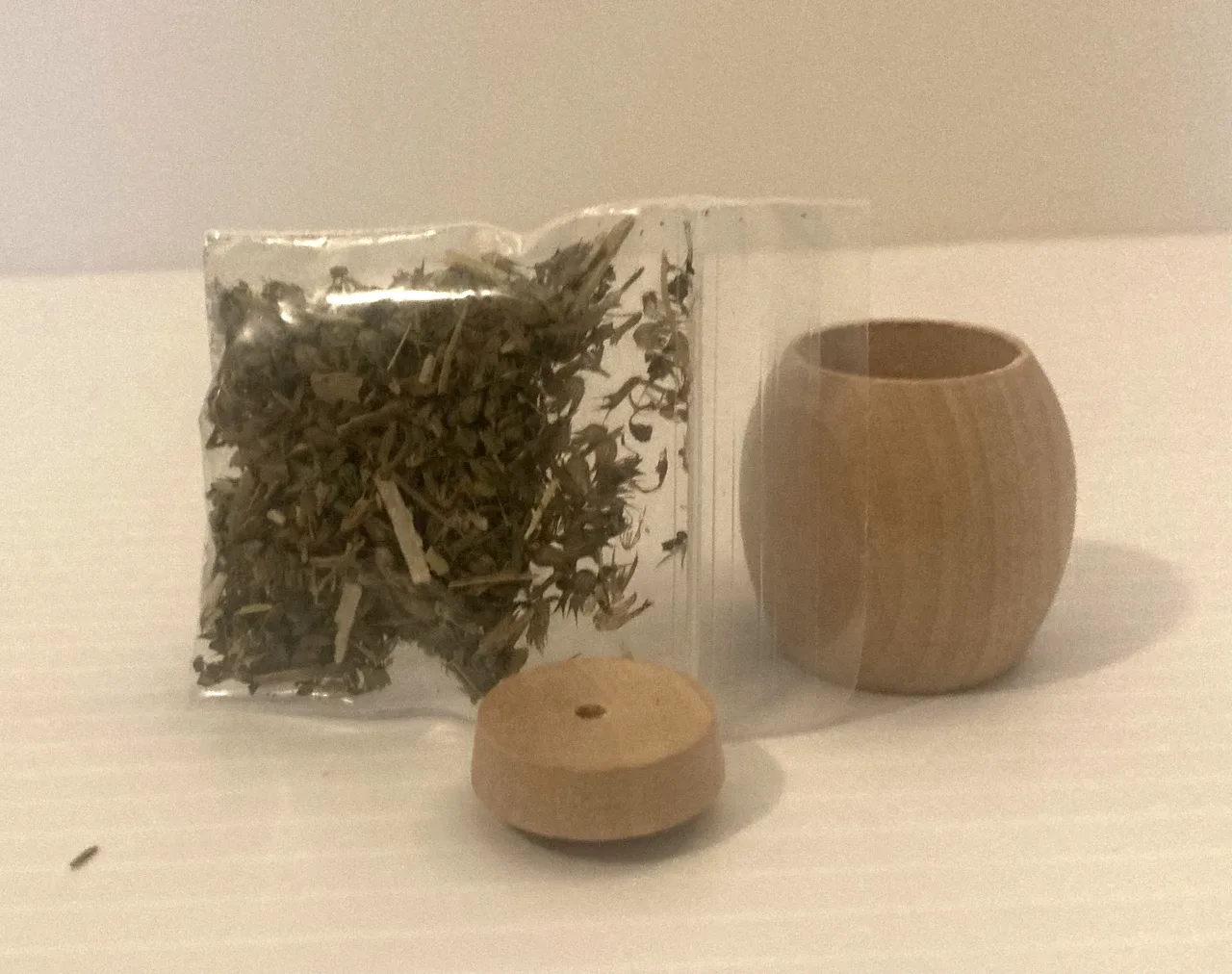 Wooden Catnip Ball Toy