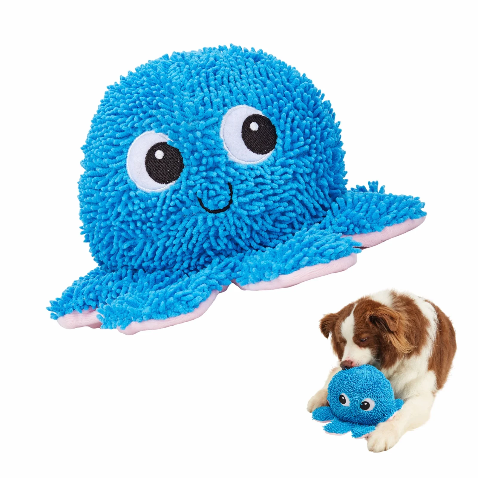 Fofos Octopus Tough Plush Toy for Dogs - Image 2
