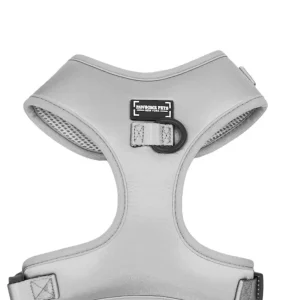 Adjustable Silk Dog Harness, Grey