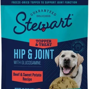 Stewart Healthy Hips Beef Sweet Potato with Glucosamine Freeze-Dried Dog Food Topper or Treats