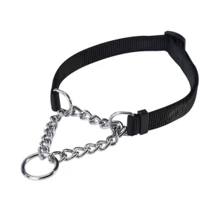 GG Martingale Dog Collar 13-18 in Black