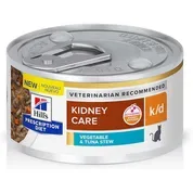 Hill's Prescription Diet k/d Kidney Care Vegetable, Tuna & Rice Stew Wet Cat Food