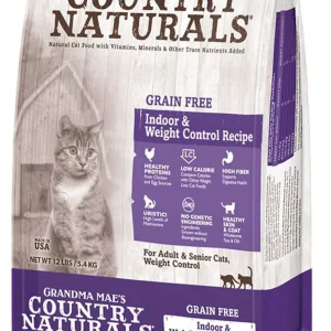 Grandma Mae's Country Naturals Grain-Free Indoor & Weight Control Dry Cat Food Chicken, 4 lb