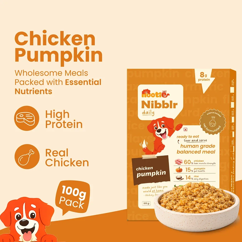 Nootie Nibblr Fresh Wholesome Ready to Eat Meal Daily Chicken Liver with Pumpkin Dog Wet Food - Image 2