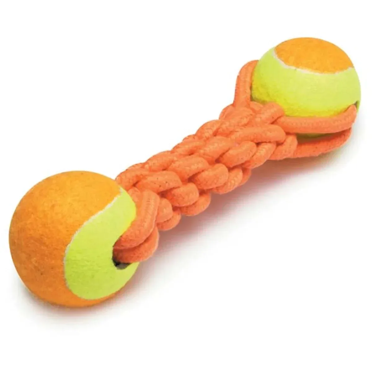GR Ruff Rope Mega Tennis Tugger Orange