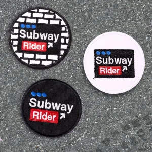 Subway Rider Circle Patch
