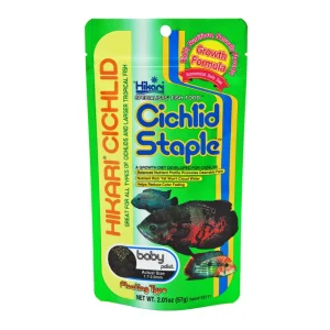 Hikari USA Cichlid Staple Baby Pellets Fish Food, 2 oz, Baby