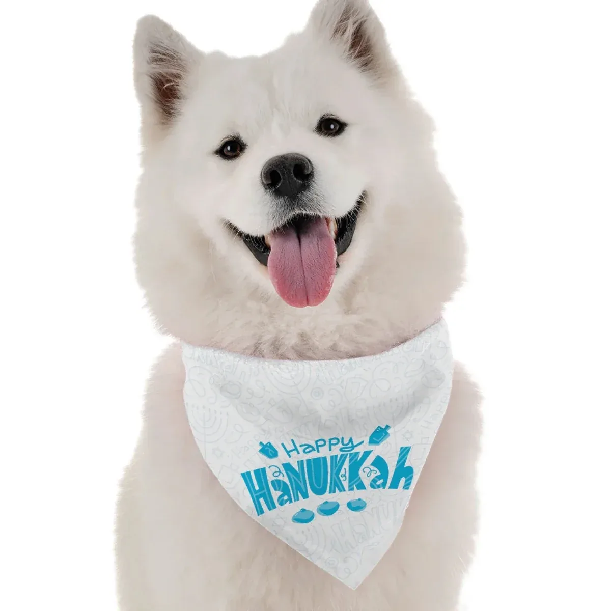Happy Hanukkah Dog Bandana by BanDoggie