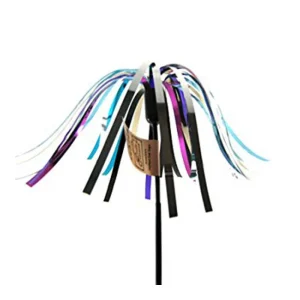 Cat Claws Cat Teaser Mylar Wand Cat Toy Multi-Color, 18 in