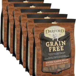 Darford Grain Free Bacon Recipe Dog Biscuit Treats - 12 oz - Case of 6