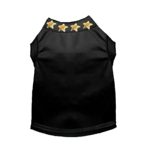 StarStudded Tee - Gold Star Button Dog Shirt by Bark Fifth Avenue