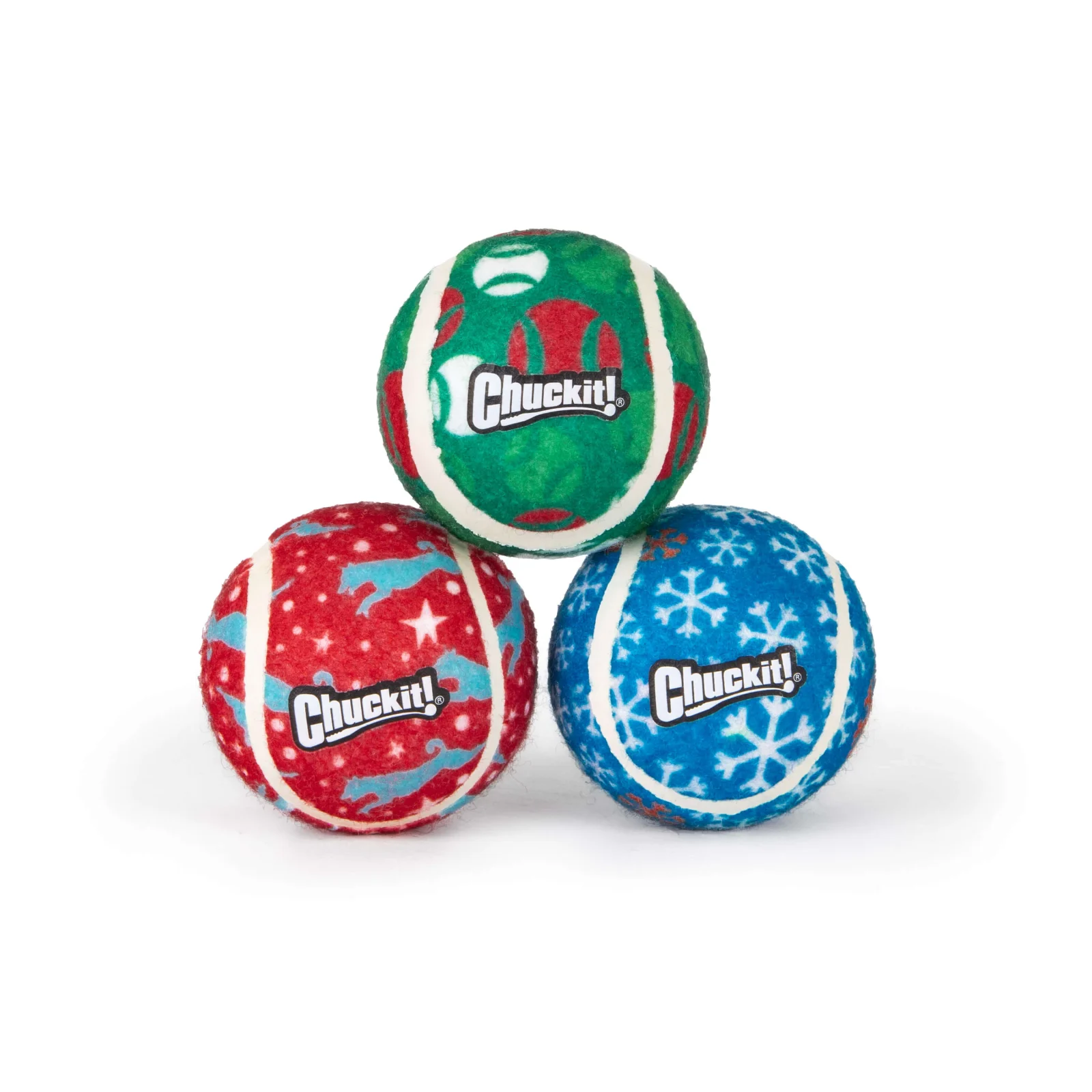 Chuckit!® Holiday Tennis Balls Dog Toy - Image 2