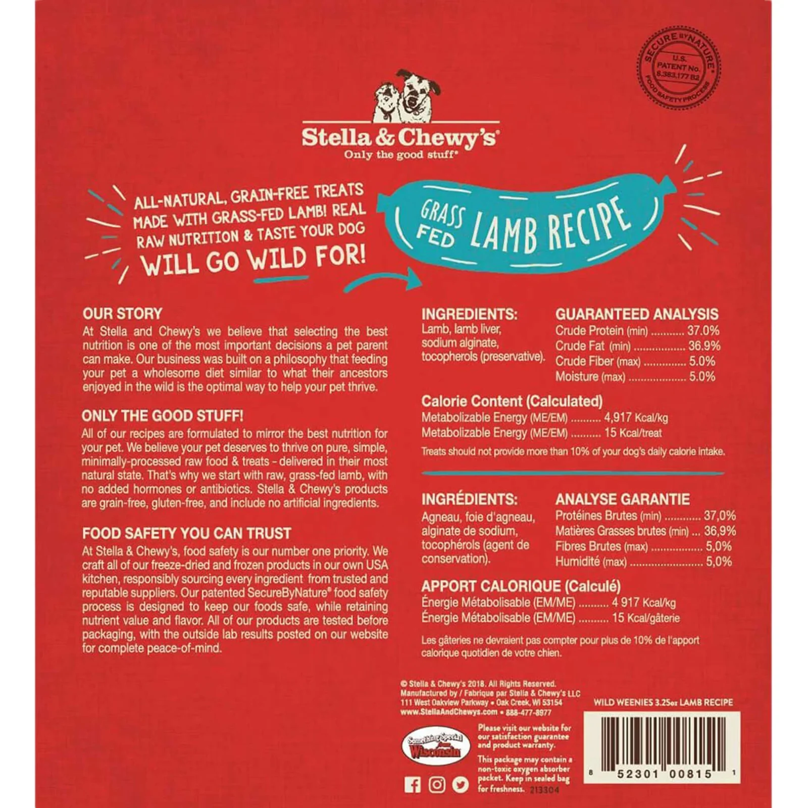Stella & Chewy's Wild Weenies Raw Freeze Dried Dog Treats - Image 2