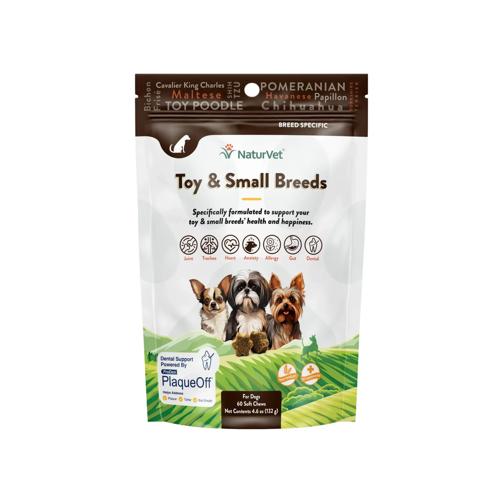 NaturVet Breed Specific Toy & Small Breed Dog Soft Chews