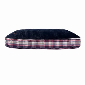 Rectangular Dog Bed - Plush Cushioned Bed with Removable Washable Cover