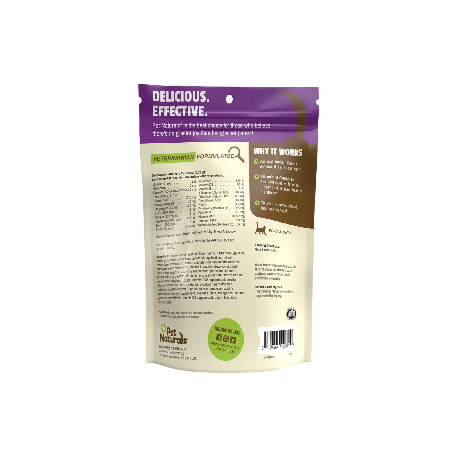 Pet Naturals Daily Multivitamin for Cats - Image 2
