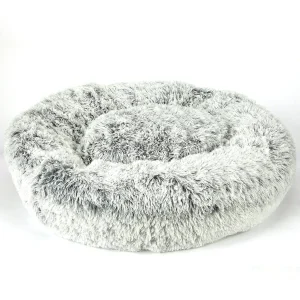 SP Plush Cuddler Bed Blk/Wht M/Large