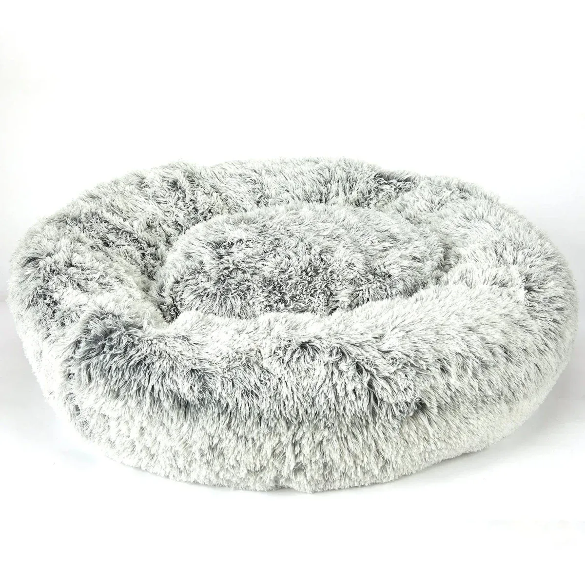 SP Plush Cuddler Bed Blk/Wht M/Large