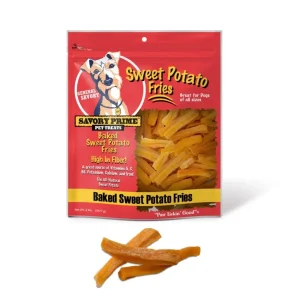 Savory Prime Grain-Free Sweet Potato Fries Baked Hard Chew Natural Dog Treats