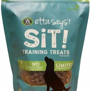 Etta Says! Sit! Dog Training Dog Treats Cheese Recipe Value Bag 16 oz
