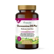 NaturVet Glucosamine DS Plus Level 2 Moderate Joint Care Support Supplement for Dogs and Cats